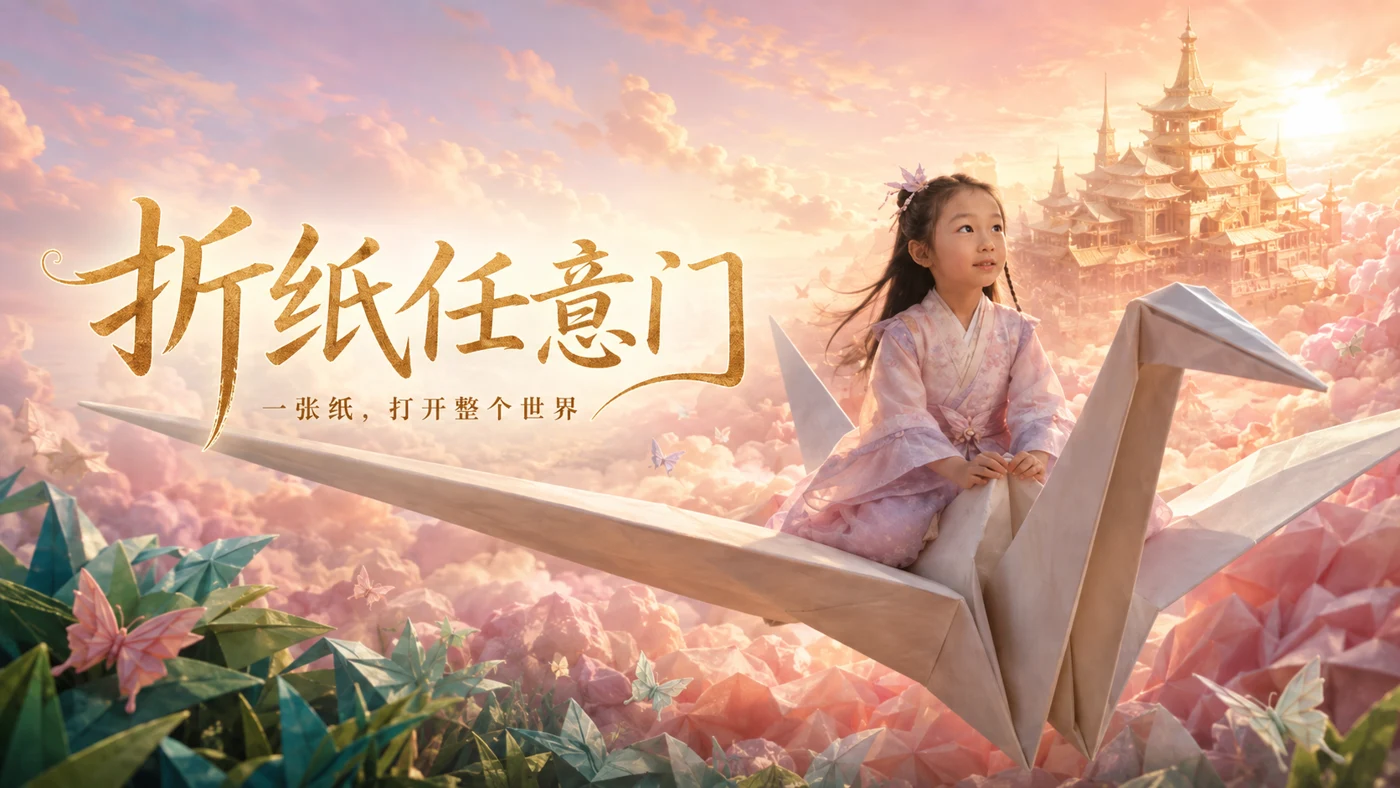 折纸任意门作品画面
