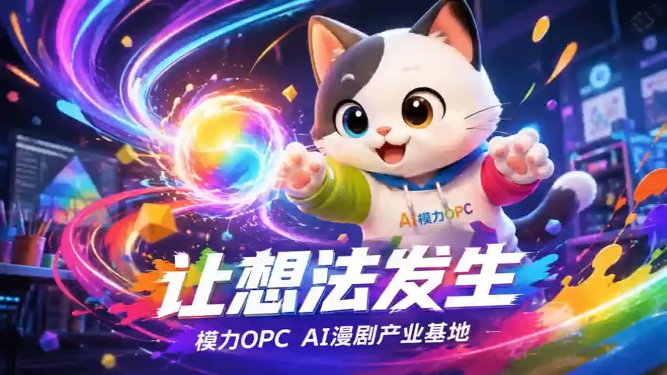 模力 OPC 漫剧基地宣传